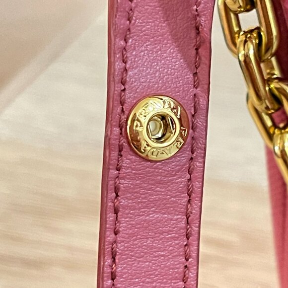 Prada Re-Edition Mini Saffiano Leather Bag Bruyere Pink Mint Condition!! - Picture 15 of 16